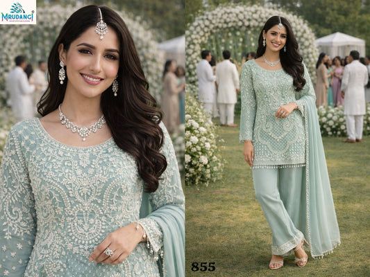 855 Beads Mrudangi Premium Georgette Readymade Suits