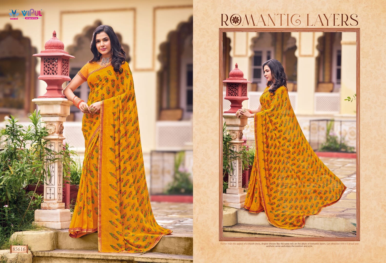 85616 Tulsi Vol 9 Vipul Georgette Sarees