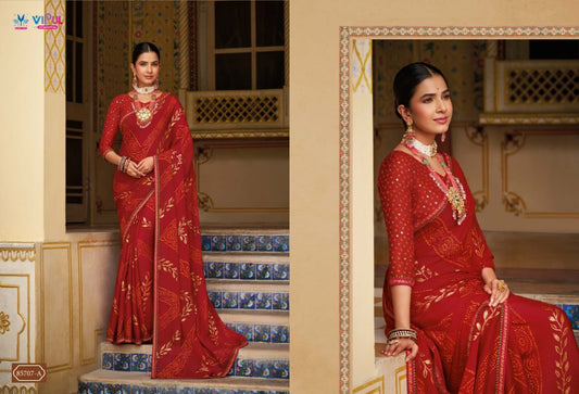 85707-A Sajilee Vol-2 Vipul Georgette Sarees