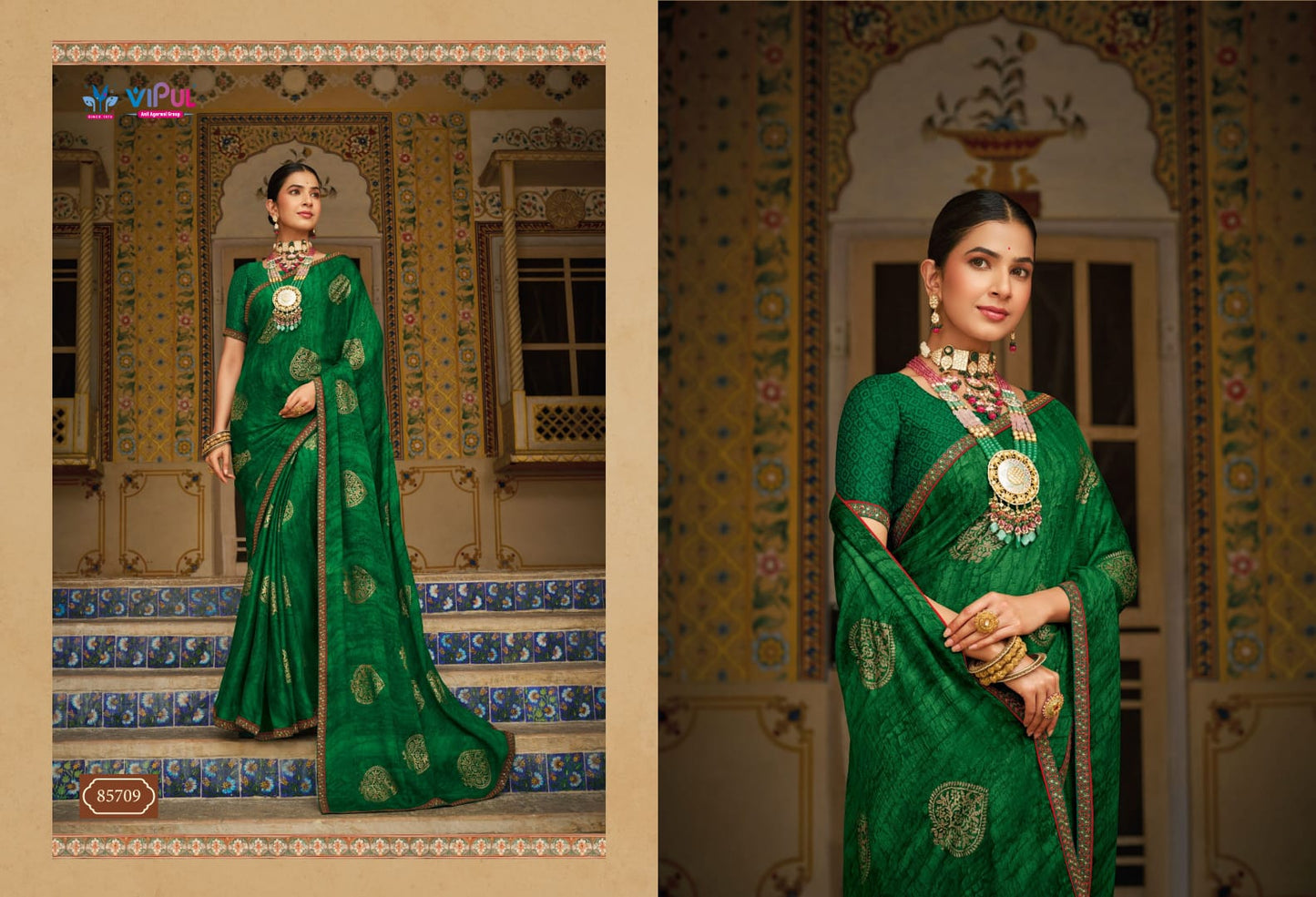 85709 Sugandha Vol 3 Vipul Georgette Sarees