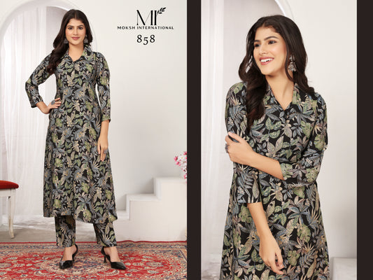 858 Wonder Vol 1 Moksh Rayon Co Ord Set