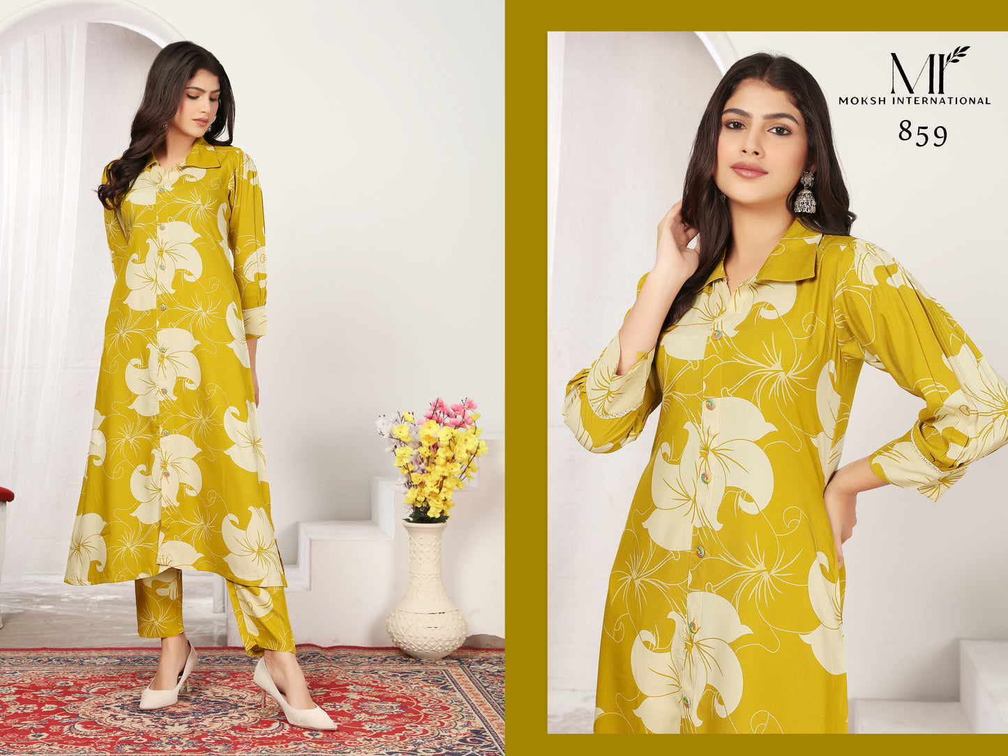 859 Wonder Vol 1 Moksh Rayon Co Ord Set