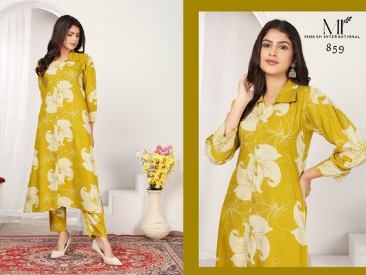 859 Wonder Vol 1 Moksh Rayon Co Ord Set