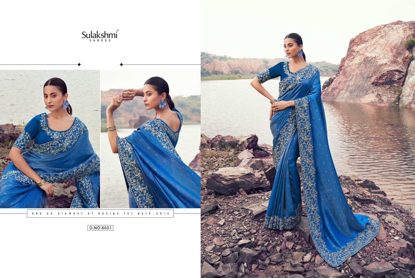 8601 Varenya Sulakshmi Prints Pure Satin Sarees