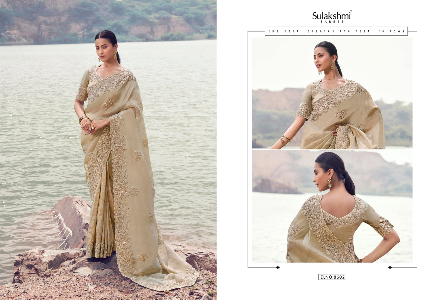 8602 Varenya Sulakshmi Prints Tissue Silk Sarees