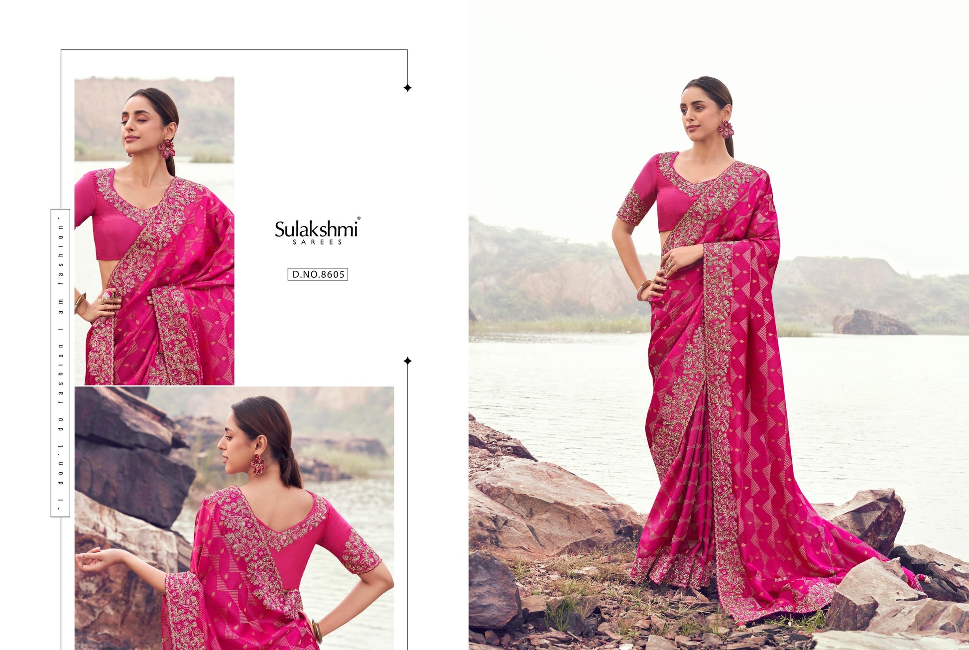8605 Varenya Sulakshmi Prints Pure Satin Silk Sarees