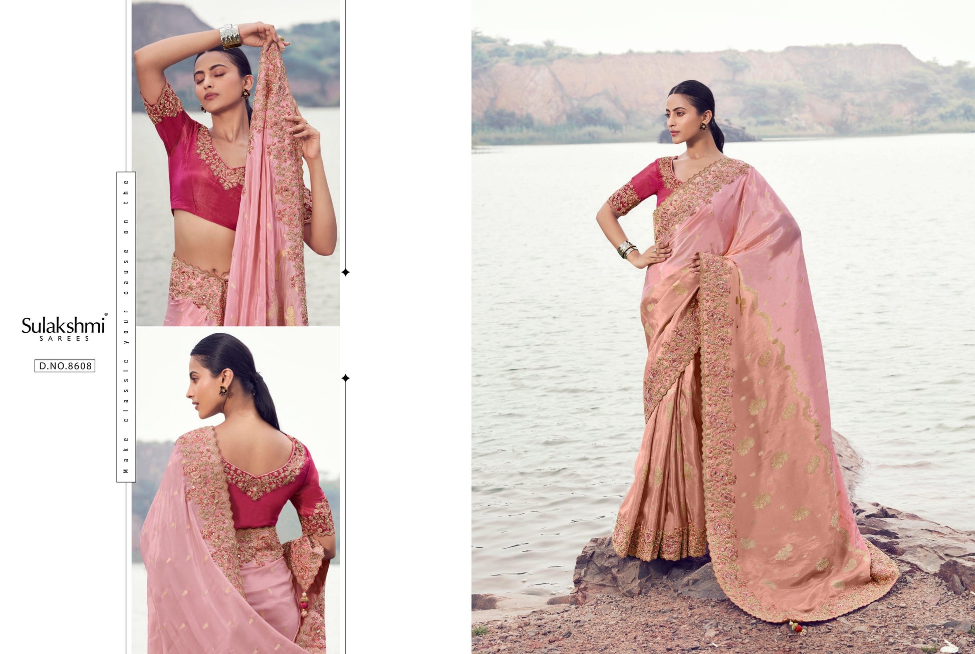 8608 Varenya Sulakshmi Prints Tissue Silk Sarees