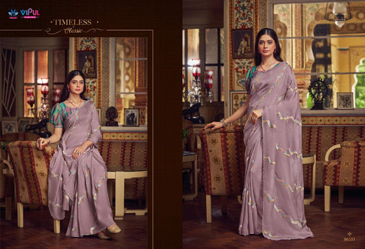 86103 Alia Vipul Chiffon Sarees
