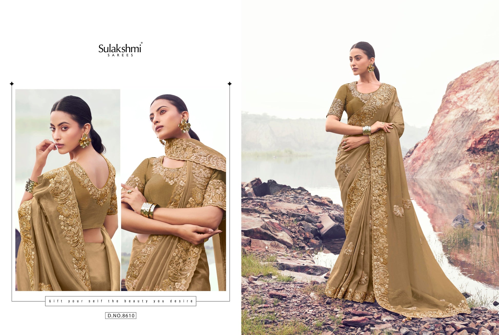 8610 Varenya Sulakshmi Prints Pure Banarasi Silk Sarees