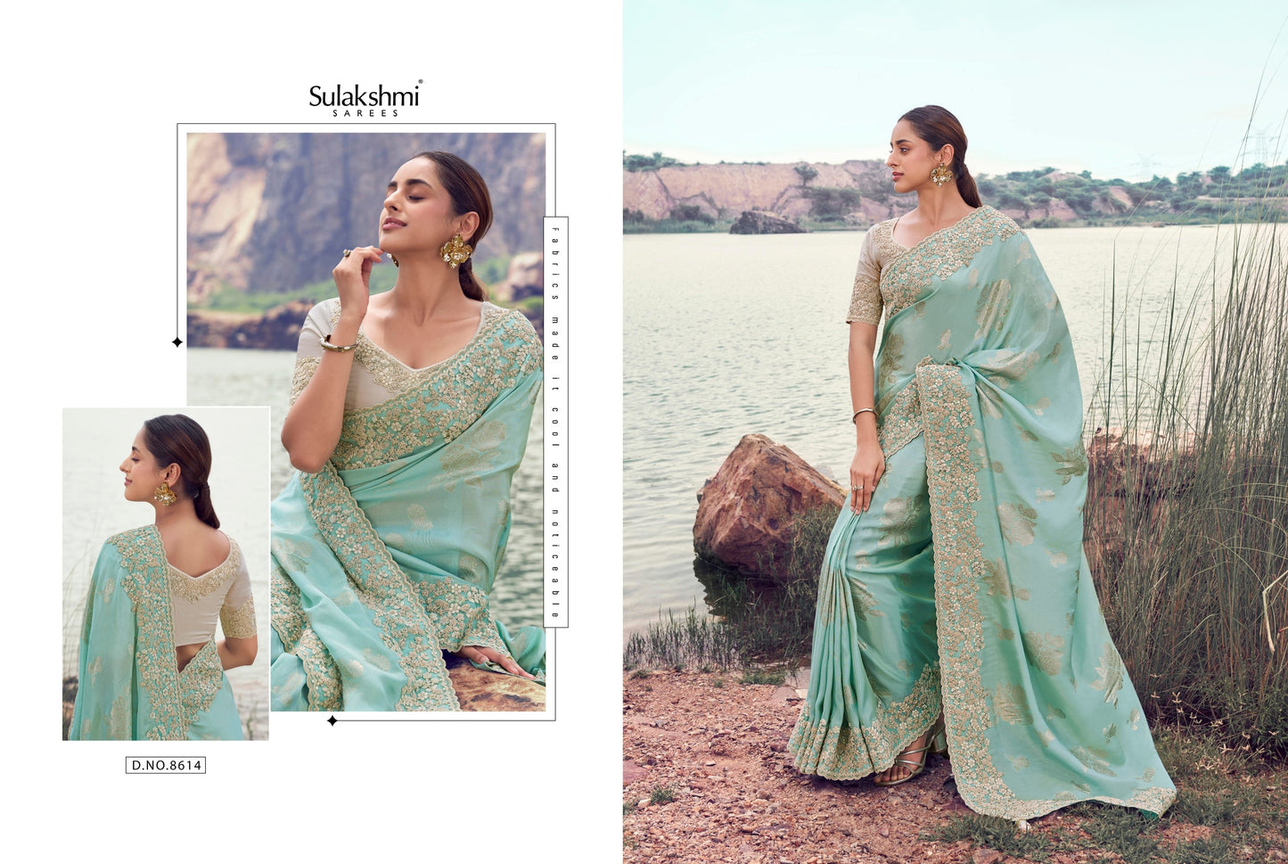8614 Varenya Sulakshmi Prints Tissue Silk Sarees