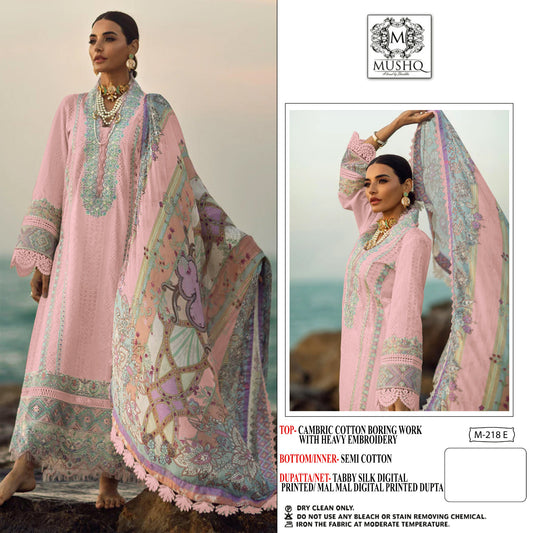 M-218-E Mushq Pakistani Salwar Suits