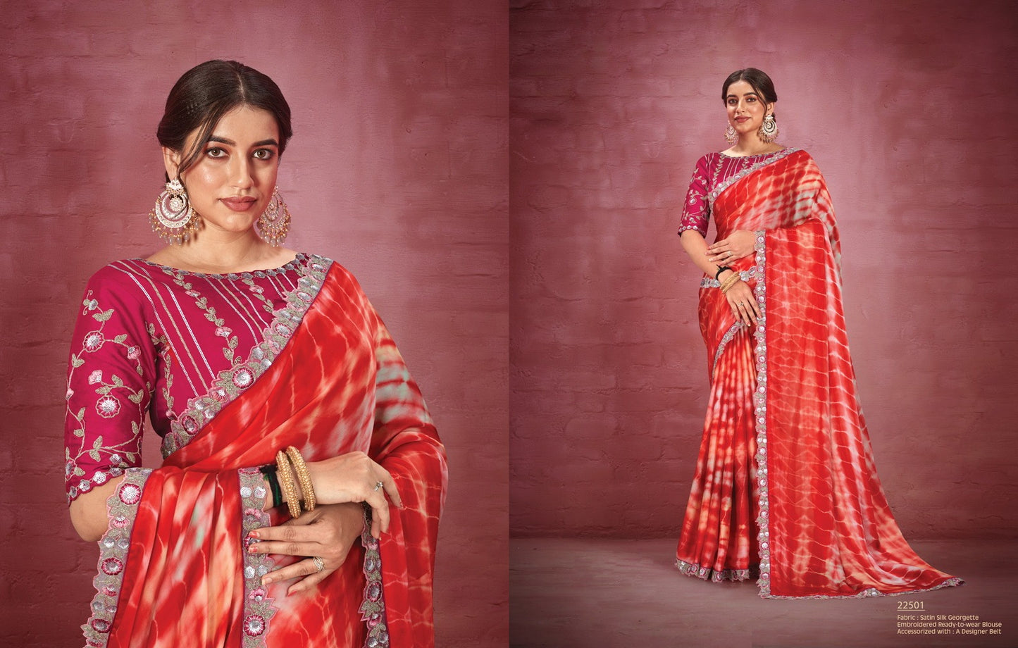 22501 Mohmanthan Mahotsav Sarees