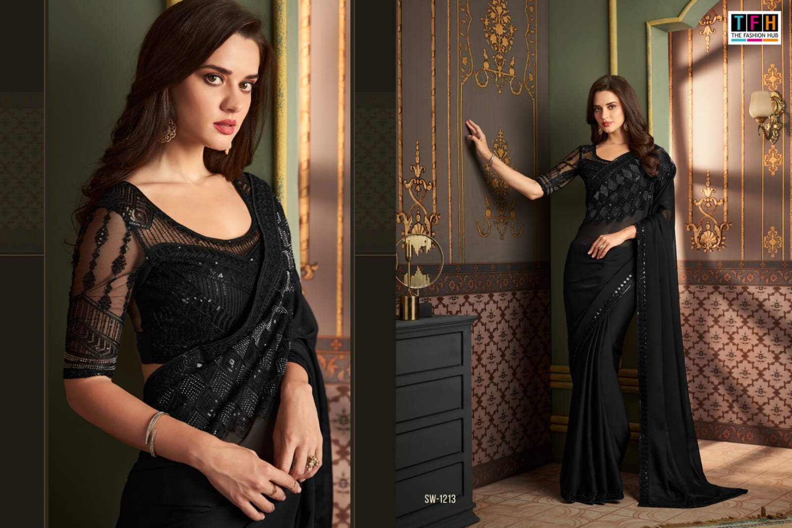 1213 Sandalwood Vol 12 Tfh Sarees