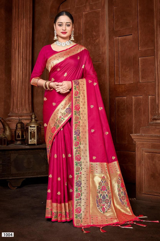 Dhruvi 1004 Bunawat Sarees