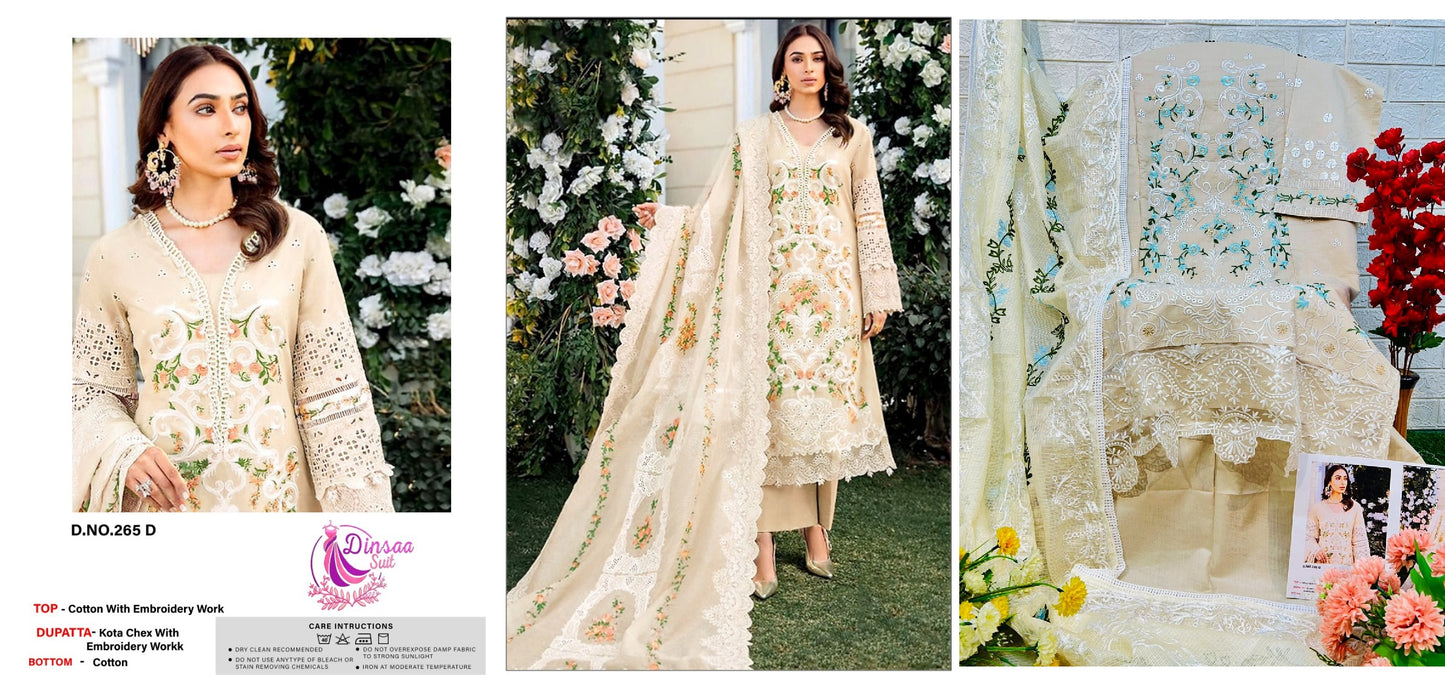 265D Dinsaa Suit Pakistani Salwar Suits