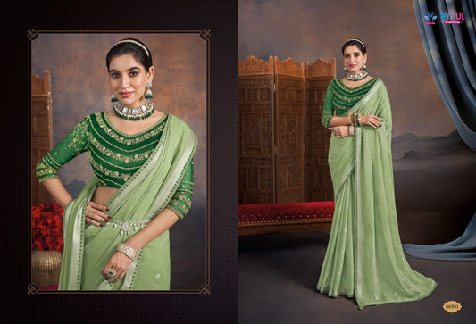 86301 Jannat Vipul Organza Sarees