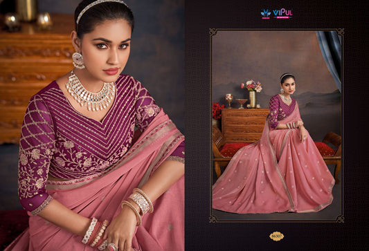 86307 Jannat Vipul Organza Sarees