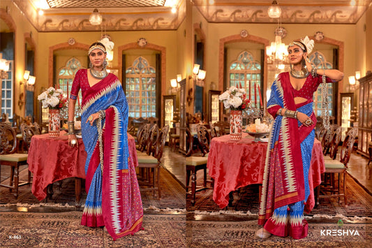 863 Pankhpatola Kreshva Pv Silk Sarees