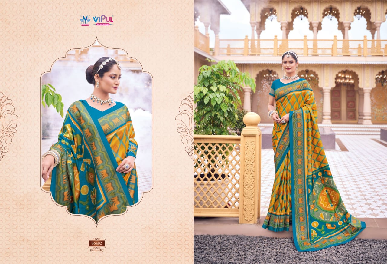 86402 Gulmarg Vol 5 Vipul Silk Sarees