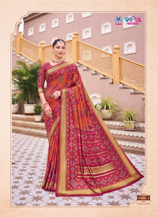 86405A Gulmarg Vol 5 Vipul Silk Sarees