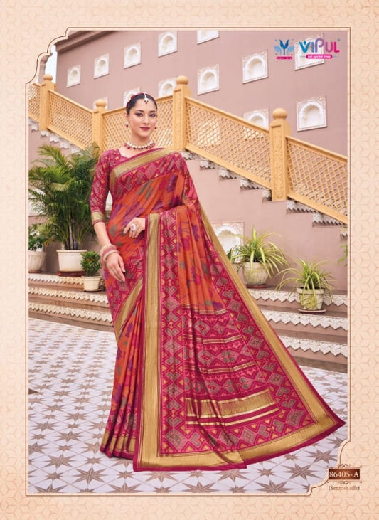 86405A Gulmarg Vol 5 Vipul Silk Sarees