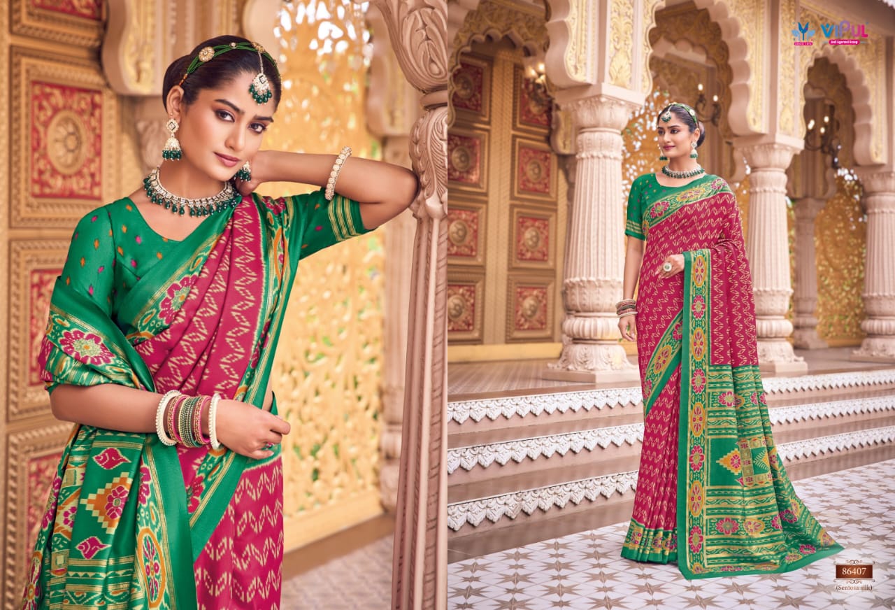 86407 Gulmarg Vol 5 Vipul Silk Sarees