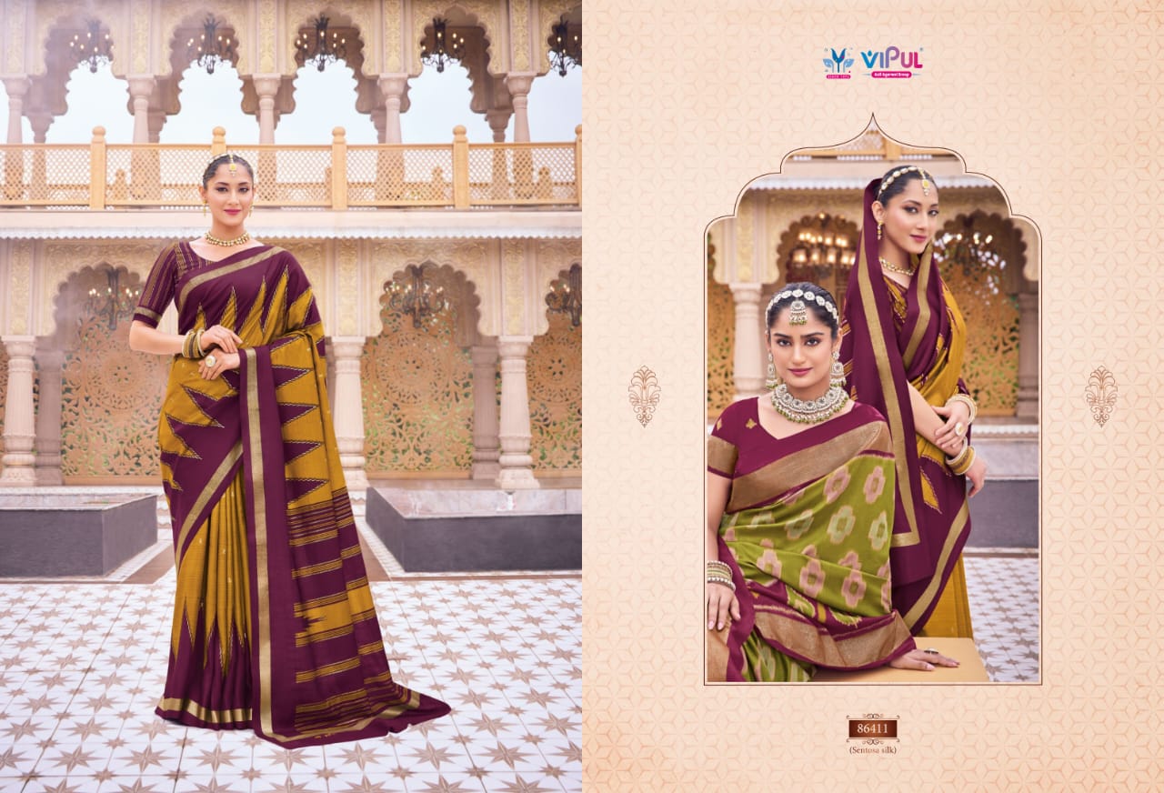 86411 Gulmarg Vol 5 Vipul Silk Sarees