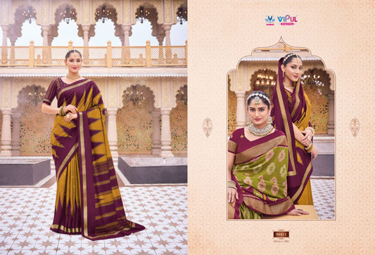 86411 Gulmarg Vol 5 Vipul Silk Sarees