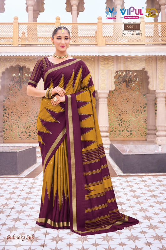 86411 Sentosa Vipul Soft Silk Sarees