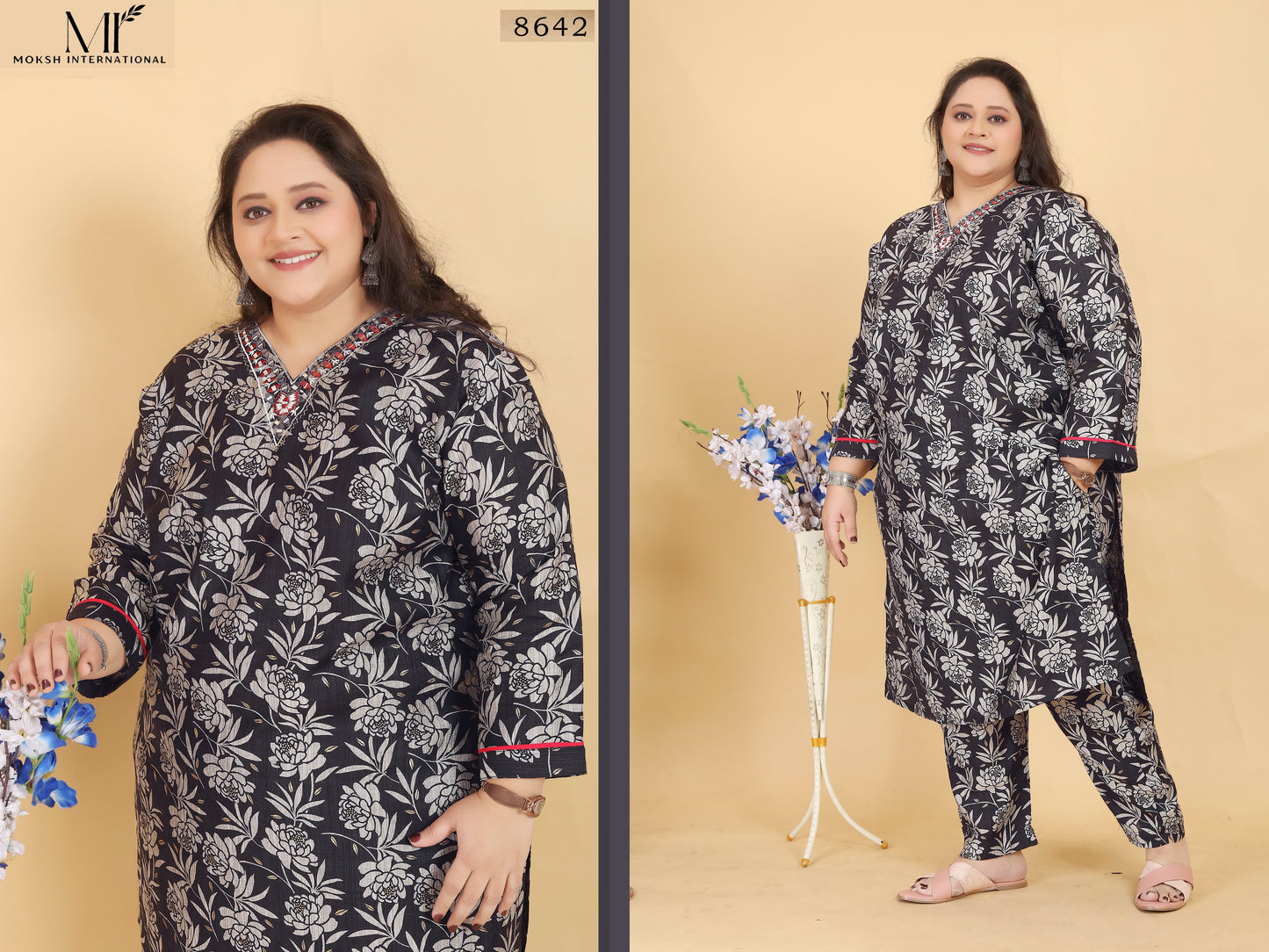 8642 Big Size Angle Vol 2 Moksh Handwork Readymade Suits