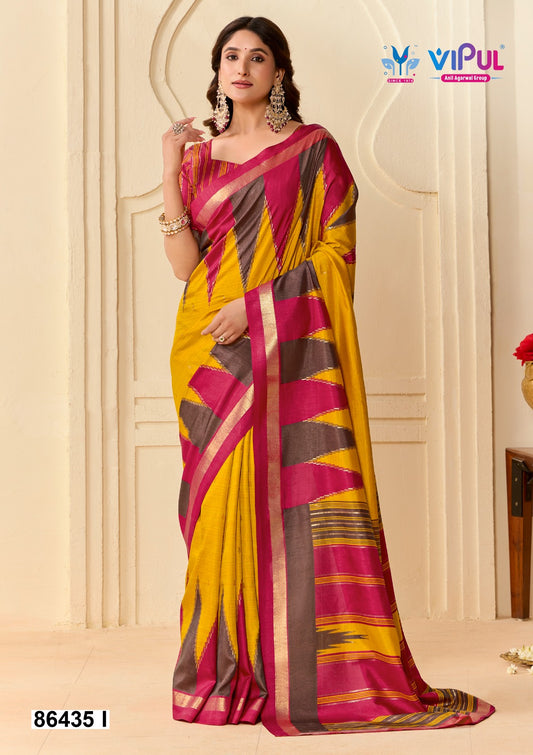 86435-I Vipul Soft Silk Sarees