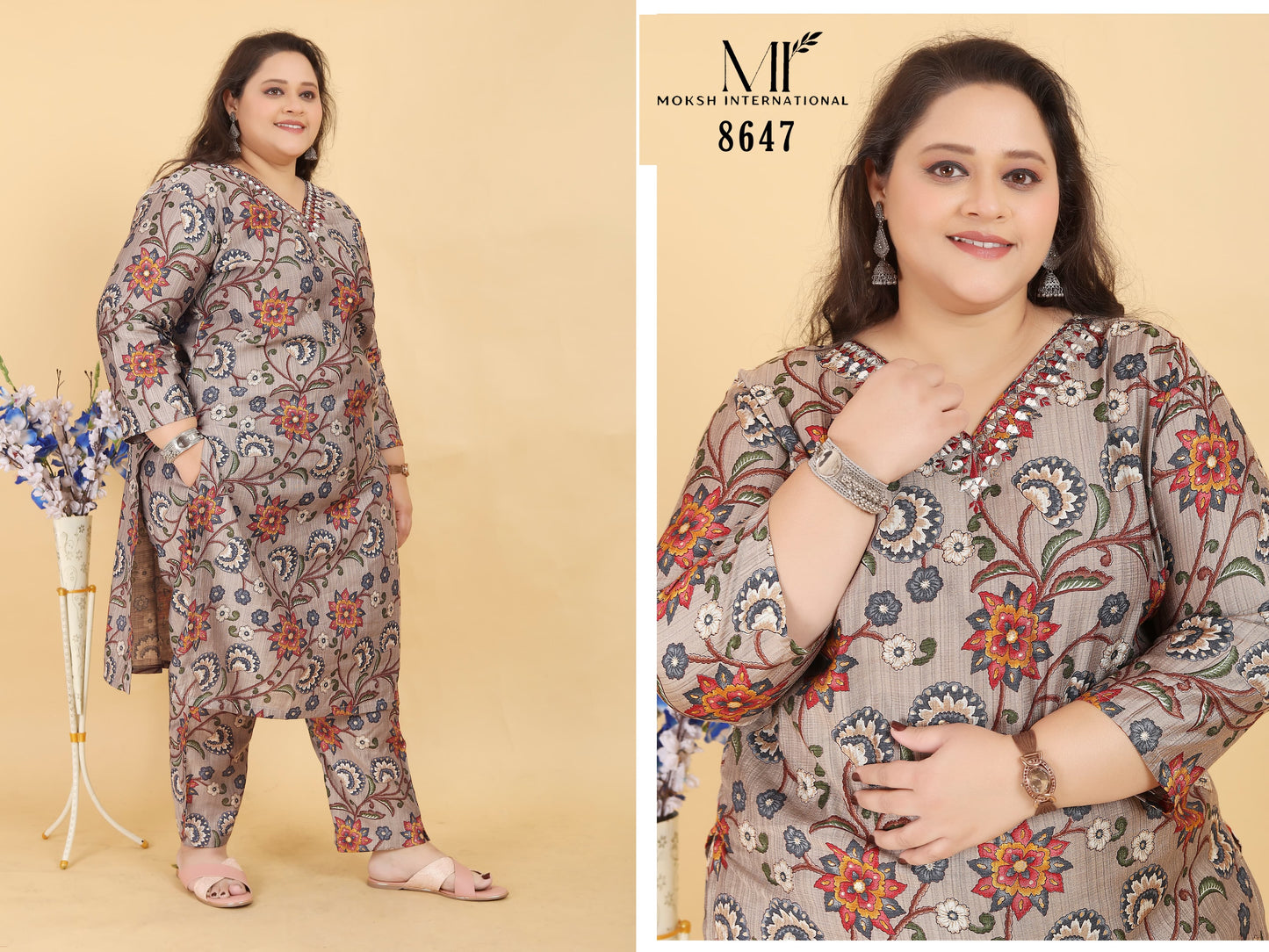 8647 Big Size Royal Vol 2 Moksh Print Readymade Suits