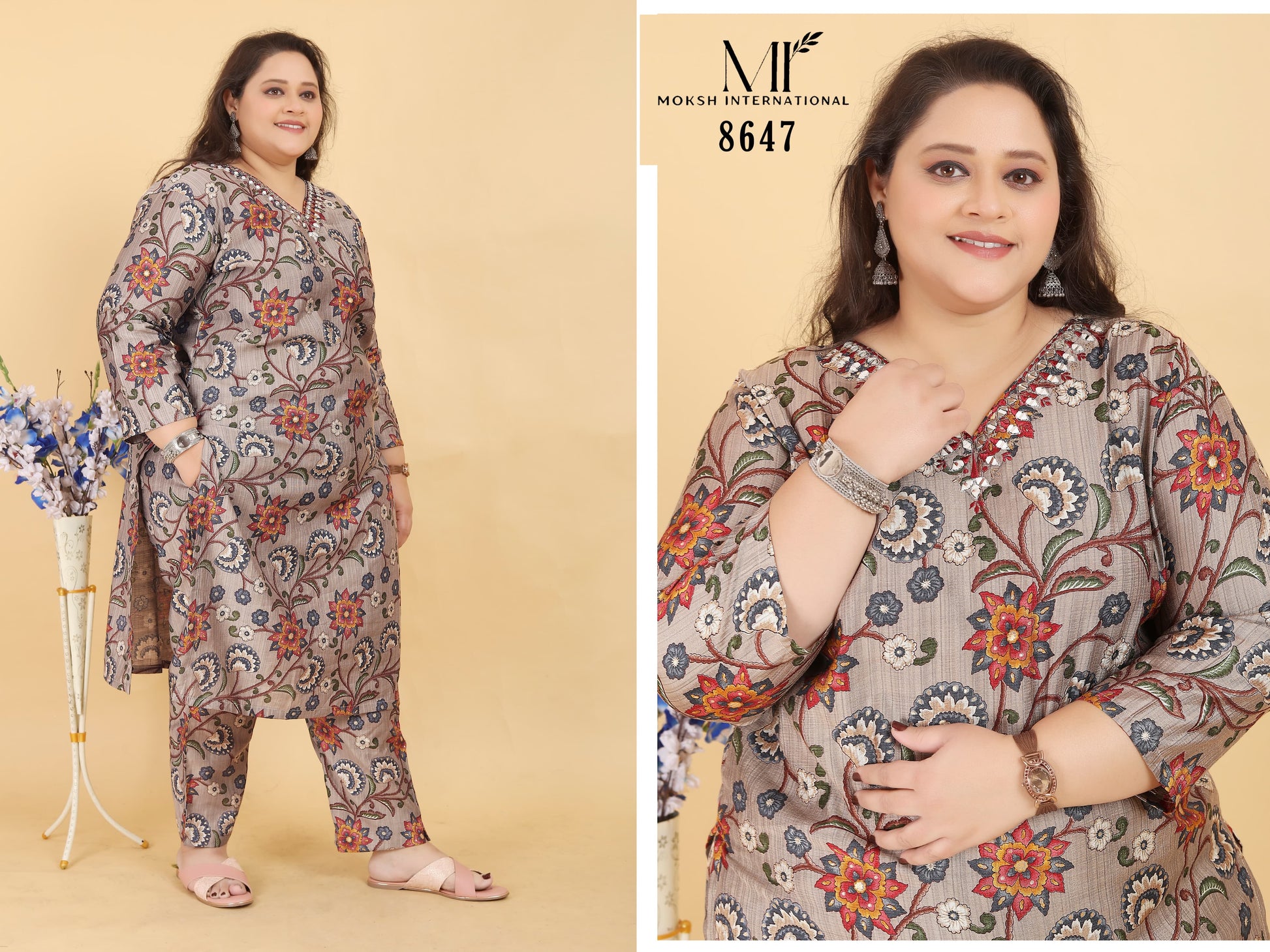 8647 Big Size Royal Vol 2 Moksh Print Readymade Suits