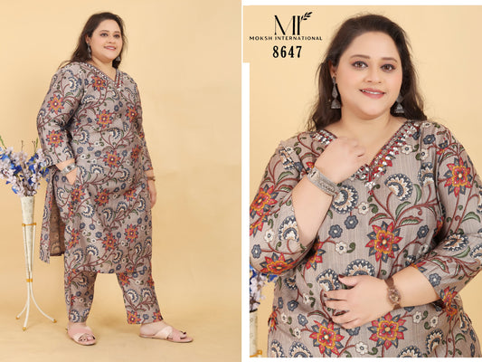 8647 Big Size Royal Vol 2 Moksh Print Readymade Suits