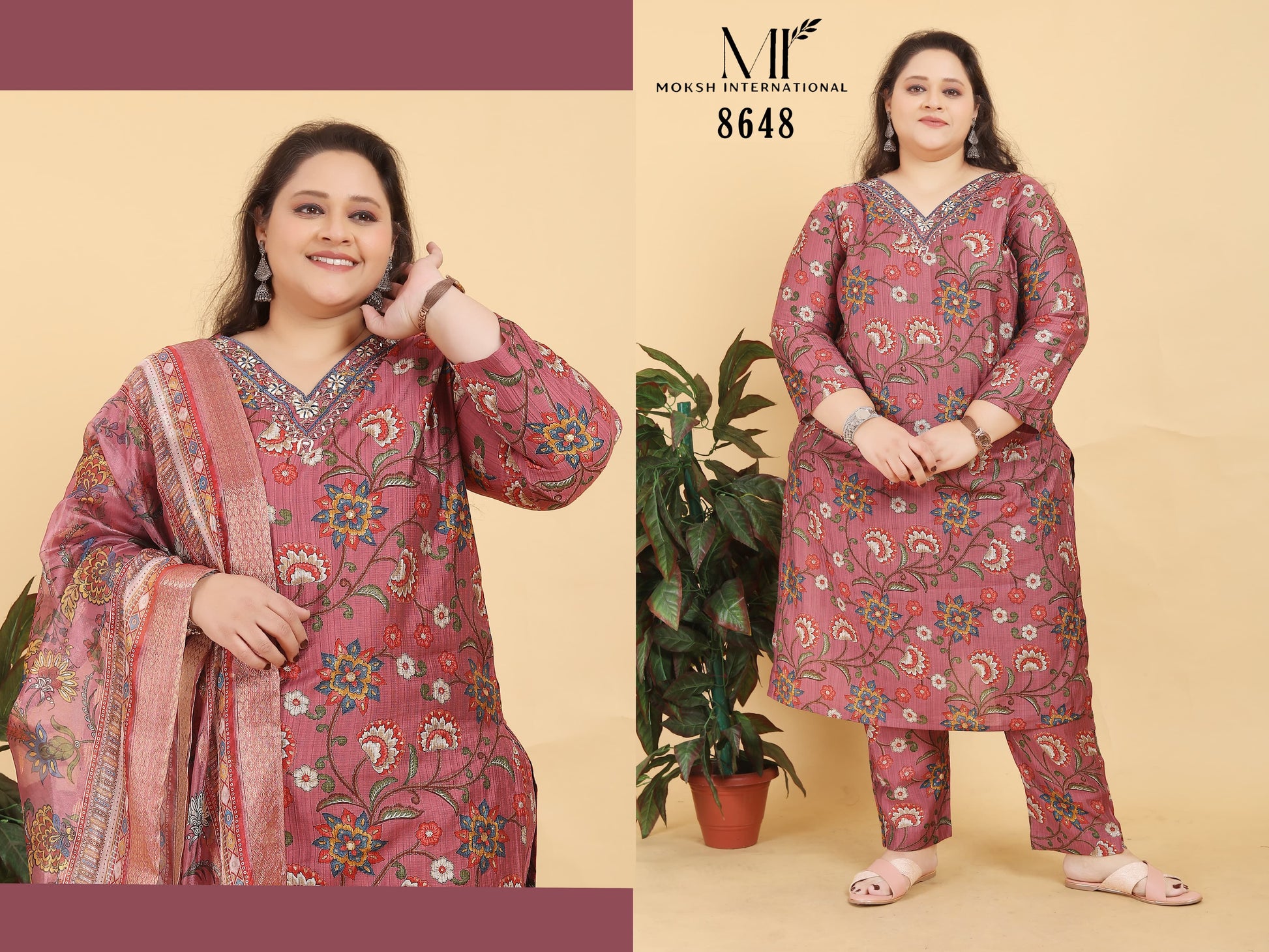 8648 Big Size Royal Vol 2 Moksh Print Readymade Suits