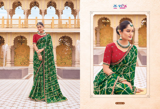 86511 Jeevan Saathi Vol 2 Vipul Bandhani Sarees