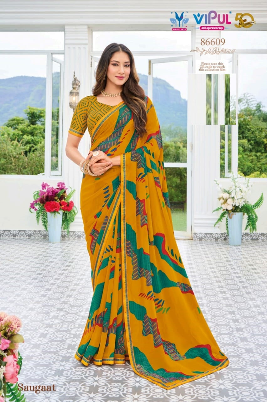 86609 Saugaat Vipul Weightless Sarees