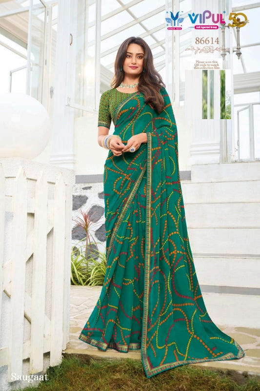 86614 Saugaat Vipul Weightless Sarees