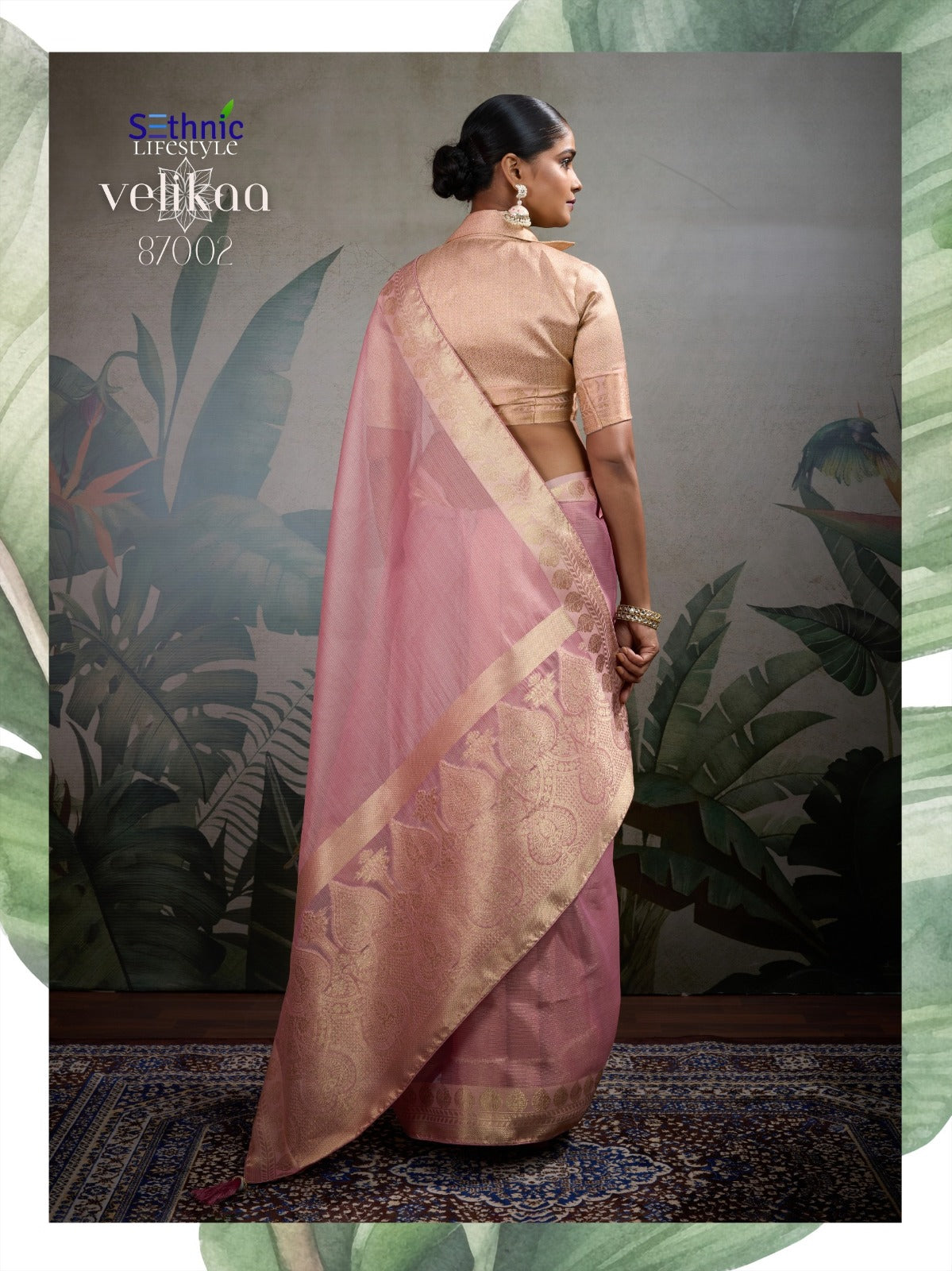 87002 Velikaa Sethnic Tissue Sarees