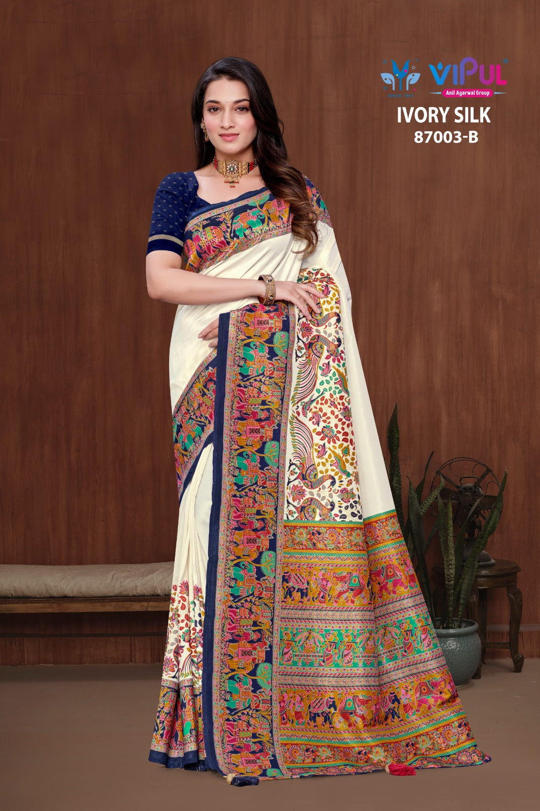 87003-B Vipul Silk Sarees