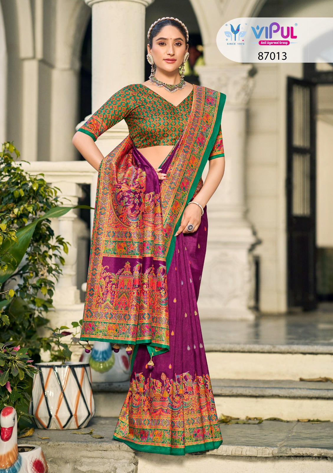 87013 Vipul Silk Sarees