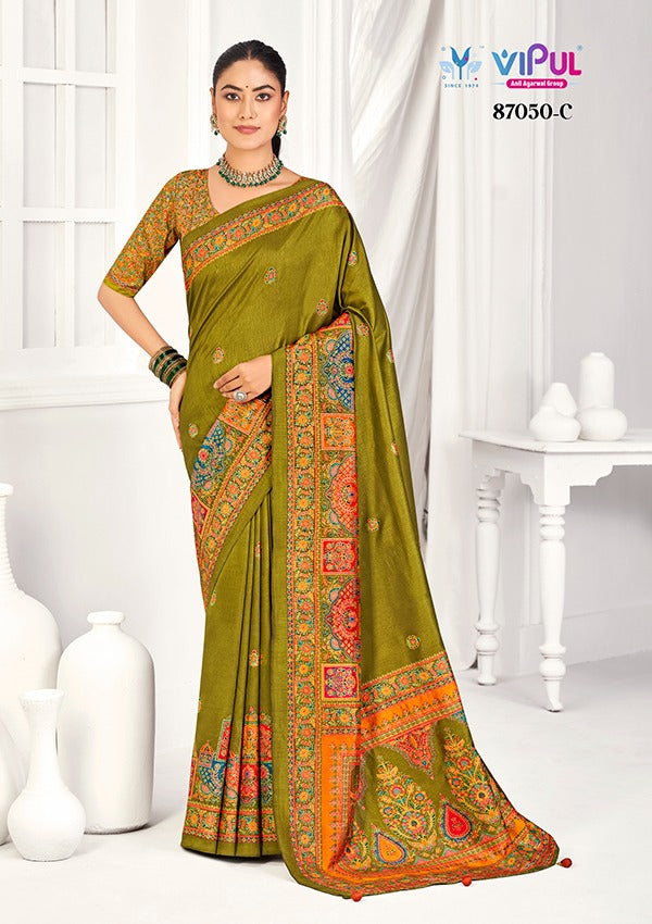 87050-C Vipul Silk Sarees