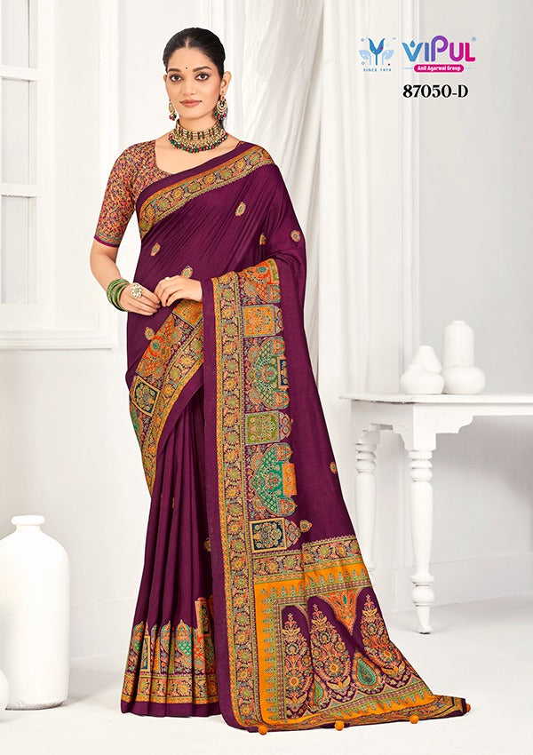 87050-D Vipul Silk Sarees