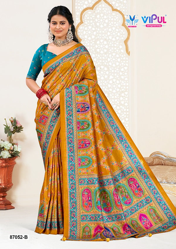 87052-B Vipul Silk Sarees