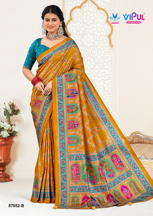 87052-B Vipul Silk Sarees