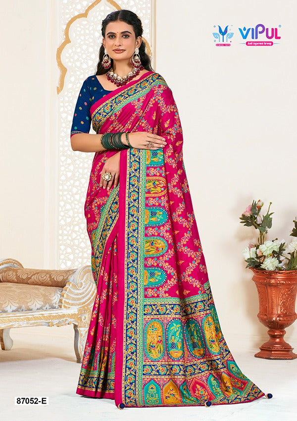 87052-E Vipul Silk Sarees
