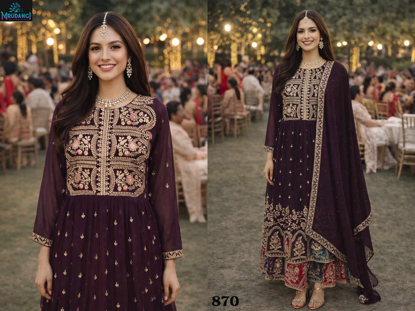 870 Janvi Mrudangi Real Georgette Readymade Suits