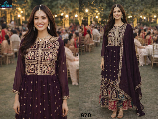 870 Janvi Mrudangi Real Georgette Readymade Suits