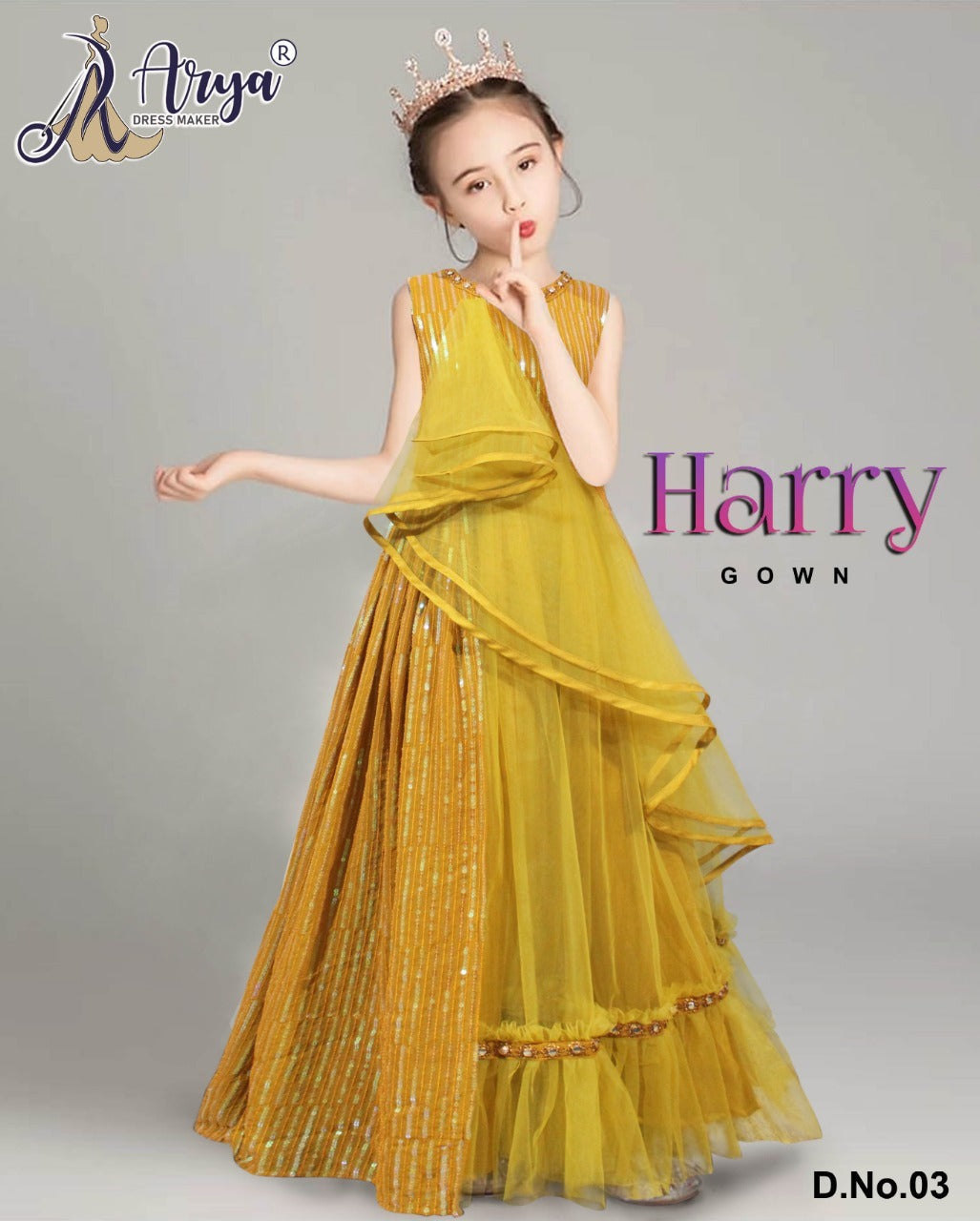 03 Harry Adm Girls Western Dress