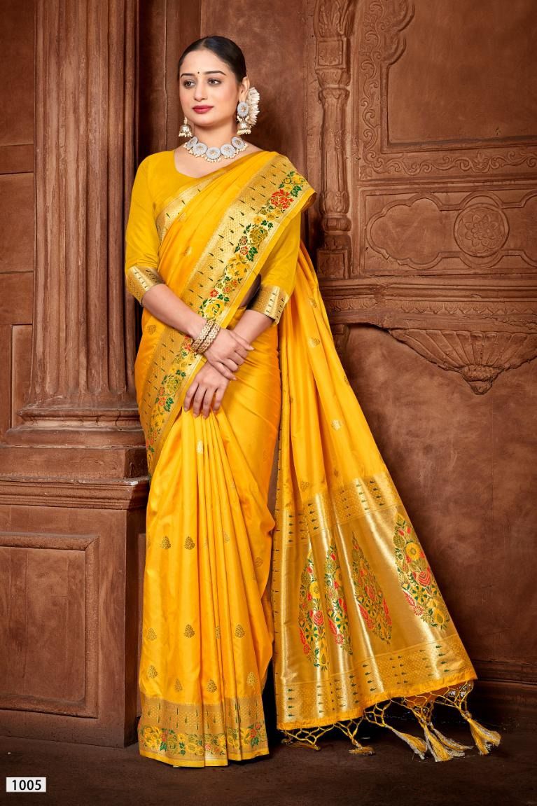 Dhruvi 1005 Bunawat Sarees